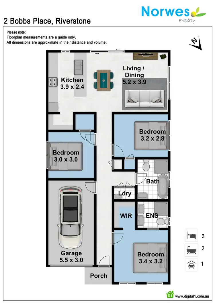 Floorplan of Homely house listing, 2 Bobbs Glade, Riverstone NSW 2765