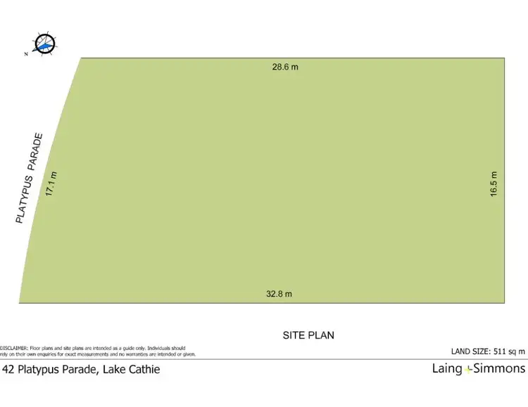 Floorplan of Homely land listing, 42 Platypus Parade, Lake Cathie NSW 2445