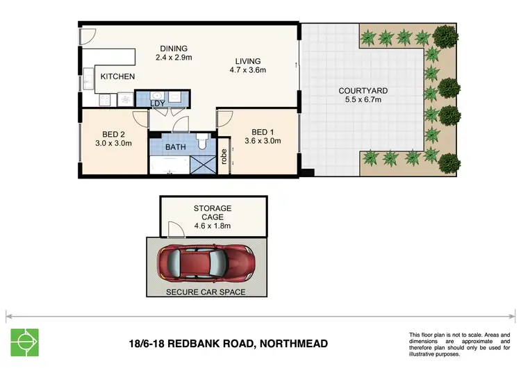 Floorplan of Homely unit listing, 18/6-18 Redbank Road, Northmead NSW 2152