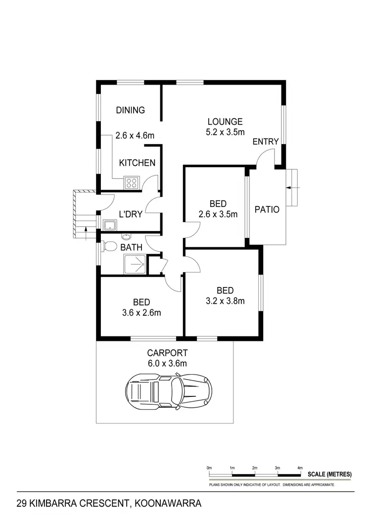 Floorplan of Homely house listing, 29 Kimbarra Crescent, Koonawarra NSW 2530