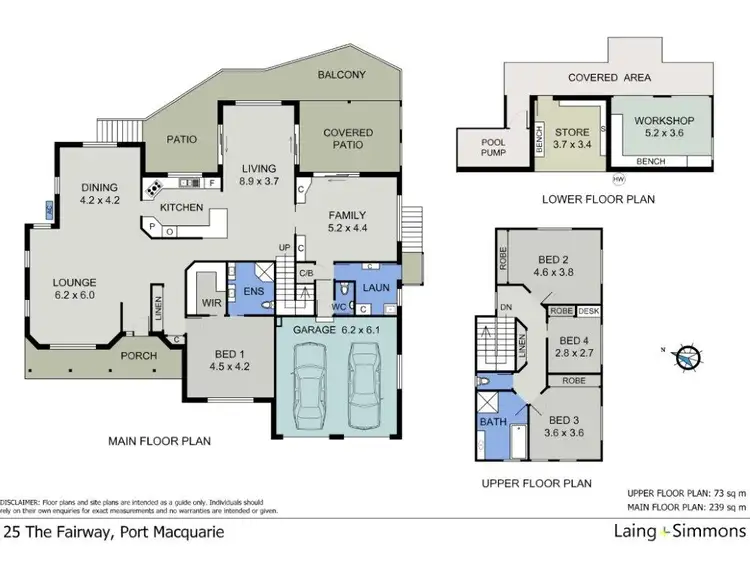 Floorplan of Homely house listing, 25 The Fairway, Port Macquarie NSW 2444