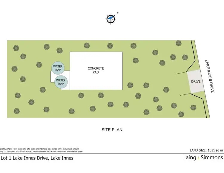 Floorplan of Homely land listing, Lot 1 Lake Innes Drive, Lake Innes NSW 2446