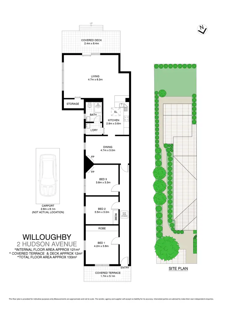 Floorplan of Homely house listing, 2 Hudson Avenue, Willoughby NSW 2068