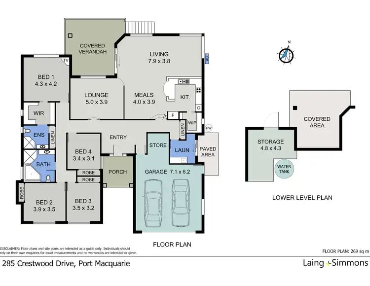 Floorplan of Homely house listing, 285 Crestwood Drive, Port Macquarie NSW 2444