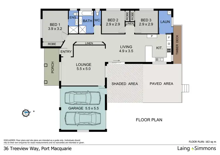 Floorplan of Homely house listing, 36 Treeview Way, Port Macquarie NSW 2444