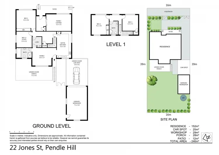 Floorplan of Homely house listing, 22 Jones Street, Pendle Hill NSW 2145