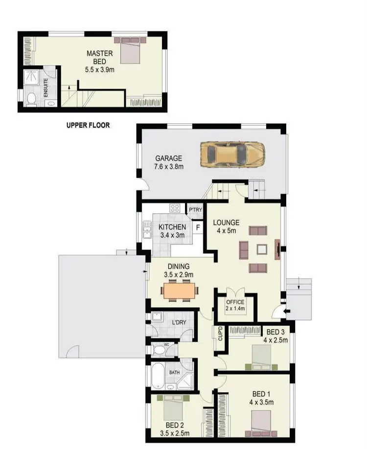 Floorplan of Homely house listing, 4 Evan Place, Kings Langley NSW 2147