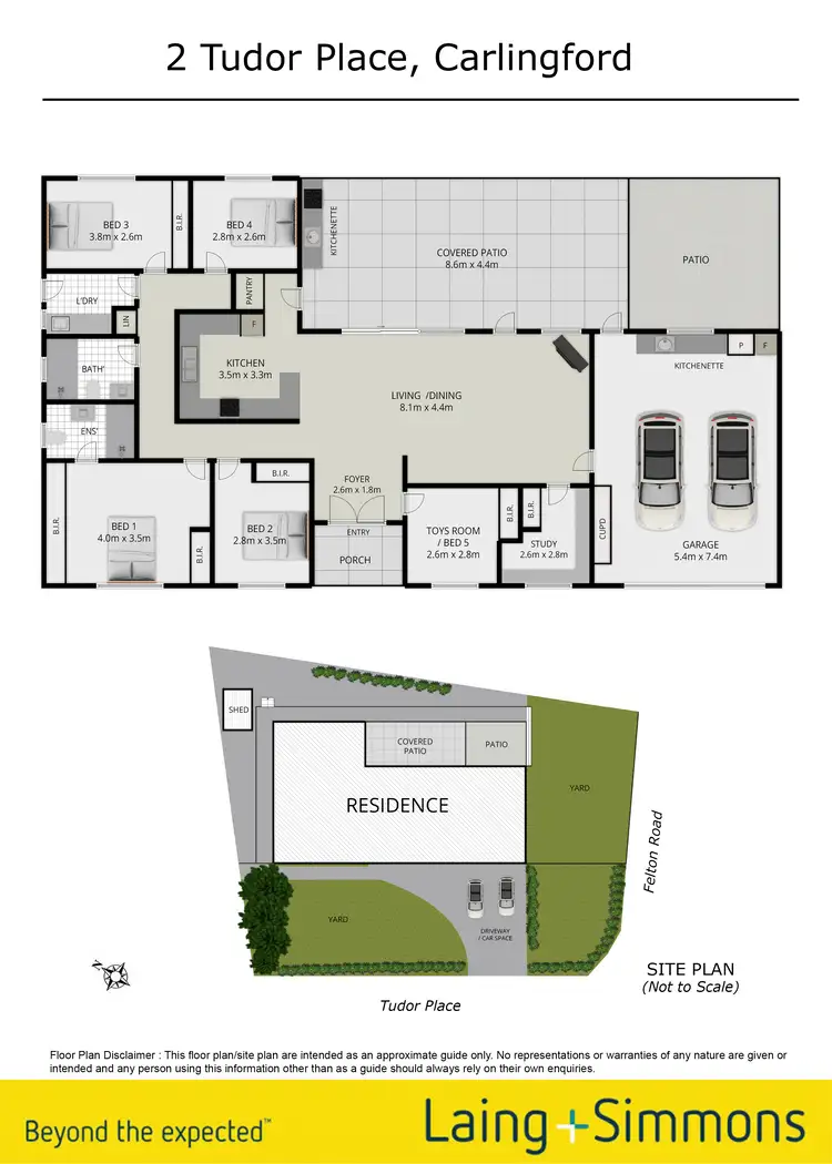 Floorplan of Homely house listing, 2 Tudor Place, Carlingford NSW 2118