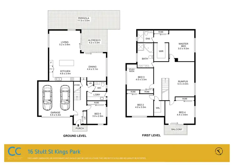 Floorplan of Homely house listing, 16 Stutt, Kings Park NSW 2148