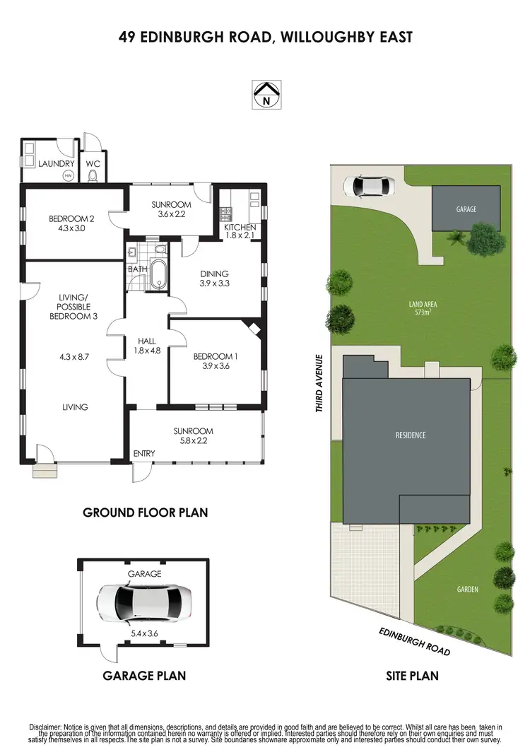 Floorplan of Homely house listing, 49 Edinburgh Road, Willoughby NSW 2068