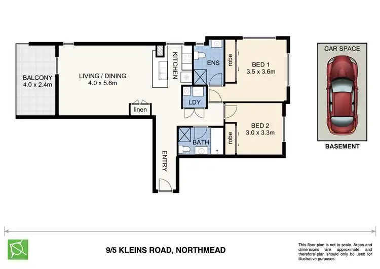 Floorplan of Homely unit listing, 9/5-7 Kleins Road, Northmead NSW 2152