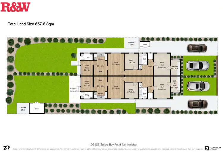 Floorplan of Homely house listing, 106-108 Sailors Bay Road, Northbridge NSW 2063