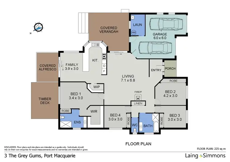 Floorplan of Homely house listing, 3 The Grey Gums, Port Macquarie NSW 2444
