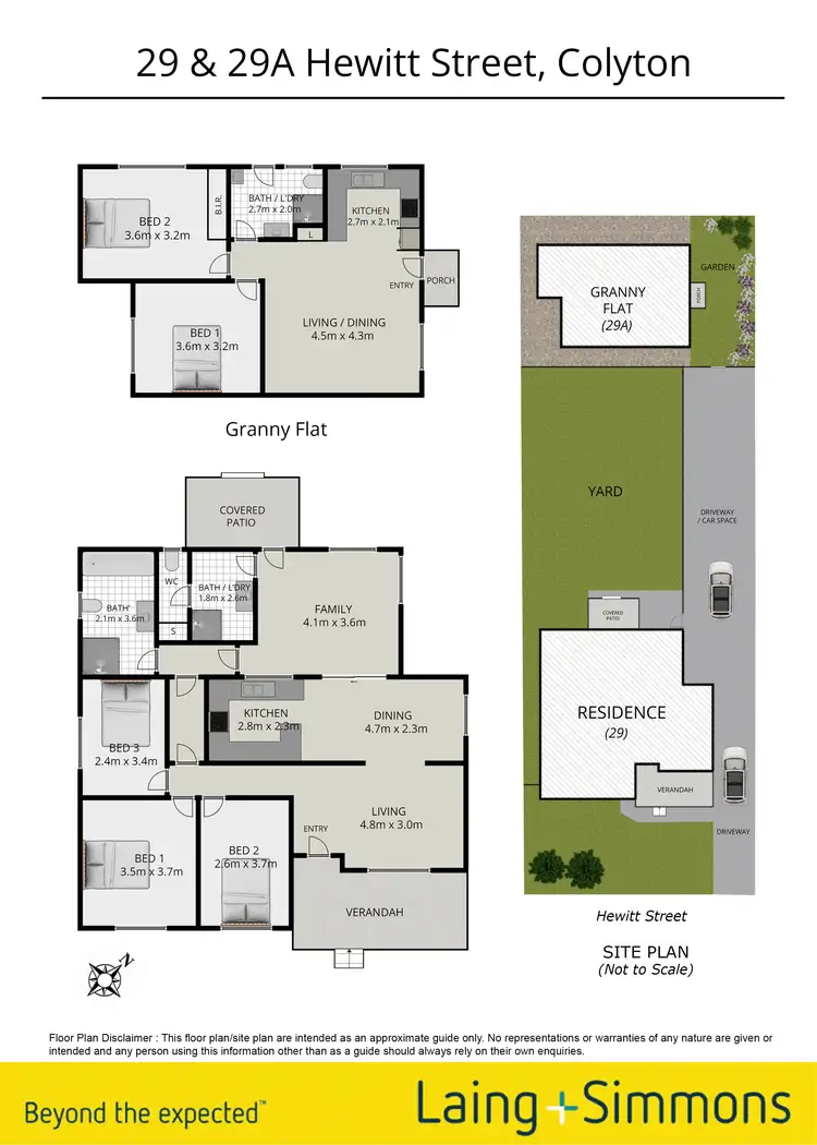 Floorplan of Homely house listing, 29 & 29a Hewitt Street, Colyton NSW 2760