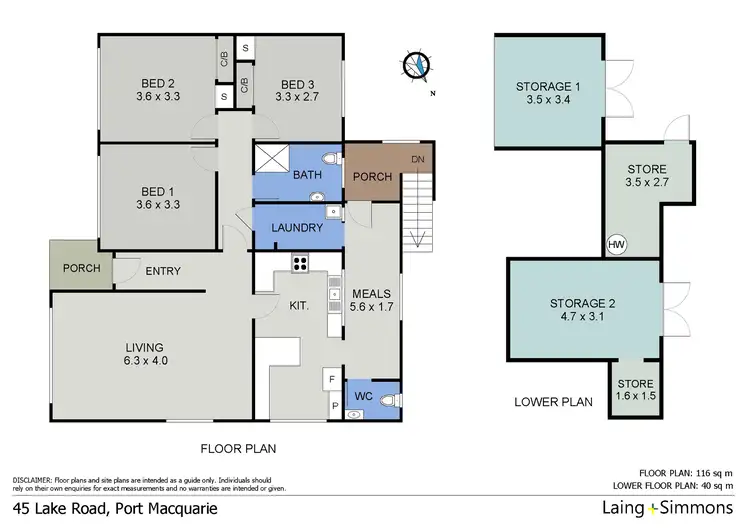 Floorplan of Homely house listing, 45 Lake Road, Port Macquarie NSW 2444
