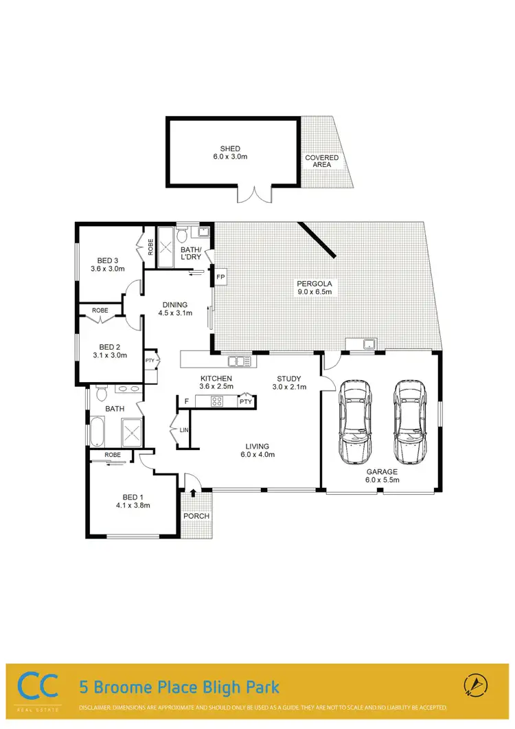 Floorplan of Homely house listing, 5 Broome Place, Bligh Park NSW 2756