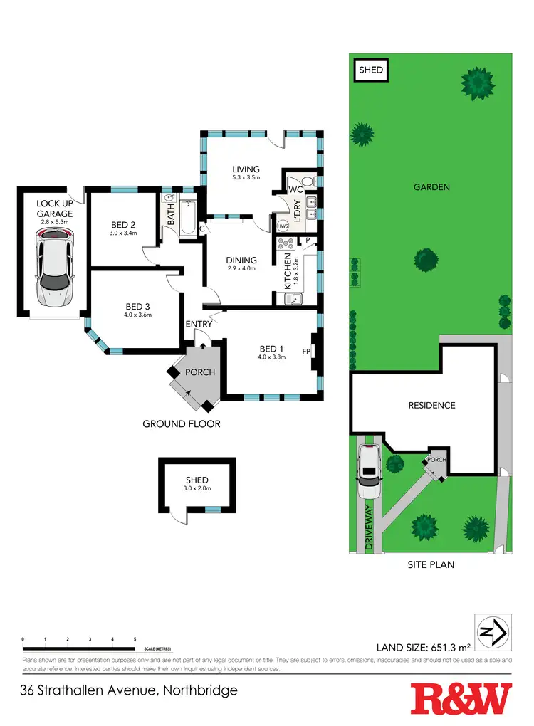 Floorplan of Homely house listing, 36 Strathallen Avenue, Northbridge NSW 2063