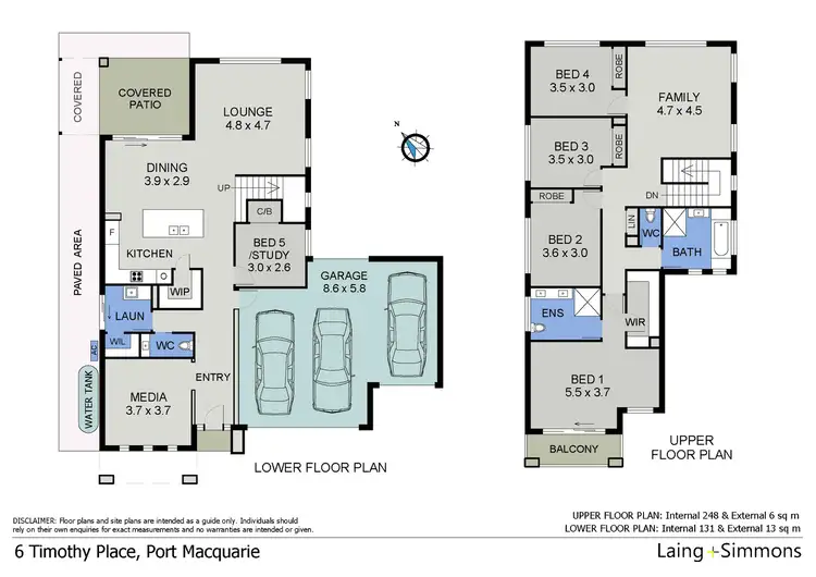 Floorplan of Homely house listing, 6 Timothy Place, Port Macquarie NSW 2444