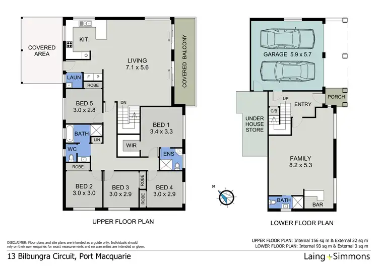 Floorplan of Homely house listing, 13 Bilbungra Circuit, Port Macquarie NSW 2444