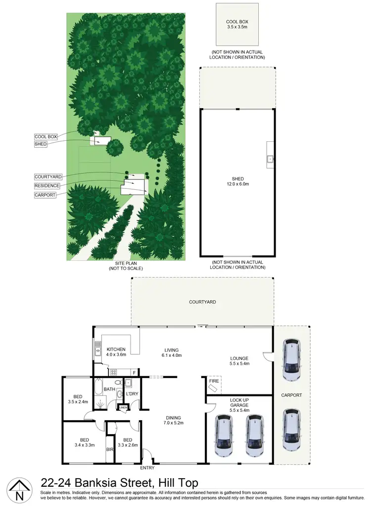 Floorplan of Homely house listing, 22-24 Banksia St, Hill Top NSW 2575