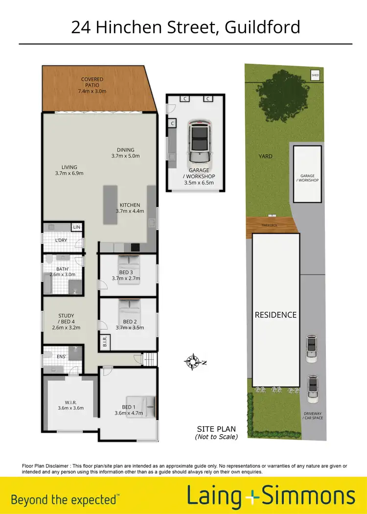 Floorplan of Homely house listing, 24 Hinchen Street, Guildford NSW 2161