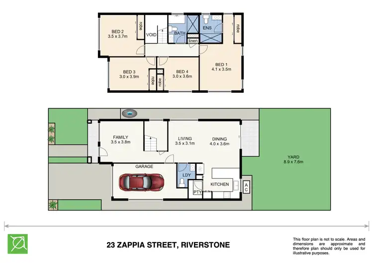 Floorplan of Homely house listing, 23 Zappia Street, Riverstone NSW 2765