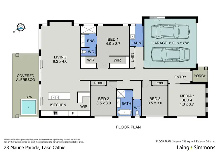 Floorplan of Homely house listing, 23 Marine Parade, Lake Cathie NSW 2445