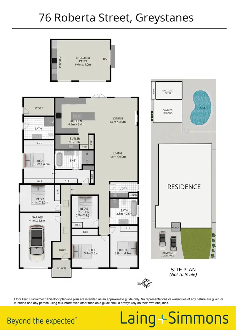 Floorplan of Homely house listing, 76 Roberta Street, Greystanes NSW 2145