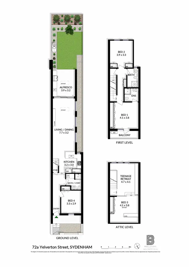 Floorplan of Homely house listing, 72A Yelverton St, Sydenham NSW 2044