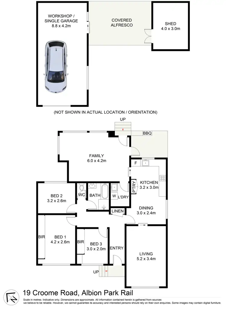 Floorplan of Homely house listing, 19 Croome Rd, Albion Park Rail NSW 2527