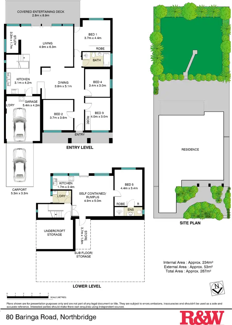 Floorplan of Homely house listing, 80 Baringa Road, Northbridge NSW 2063