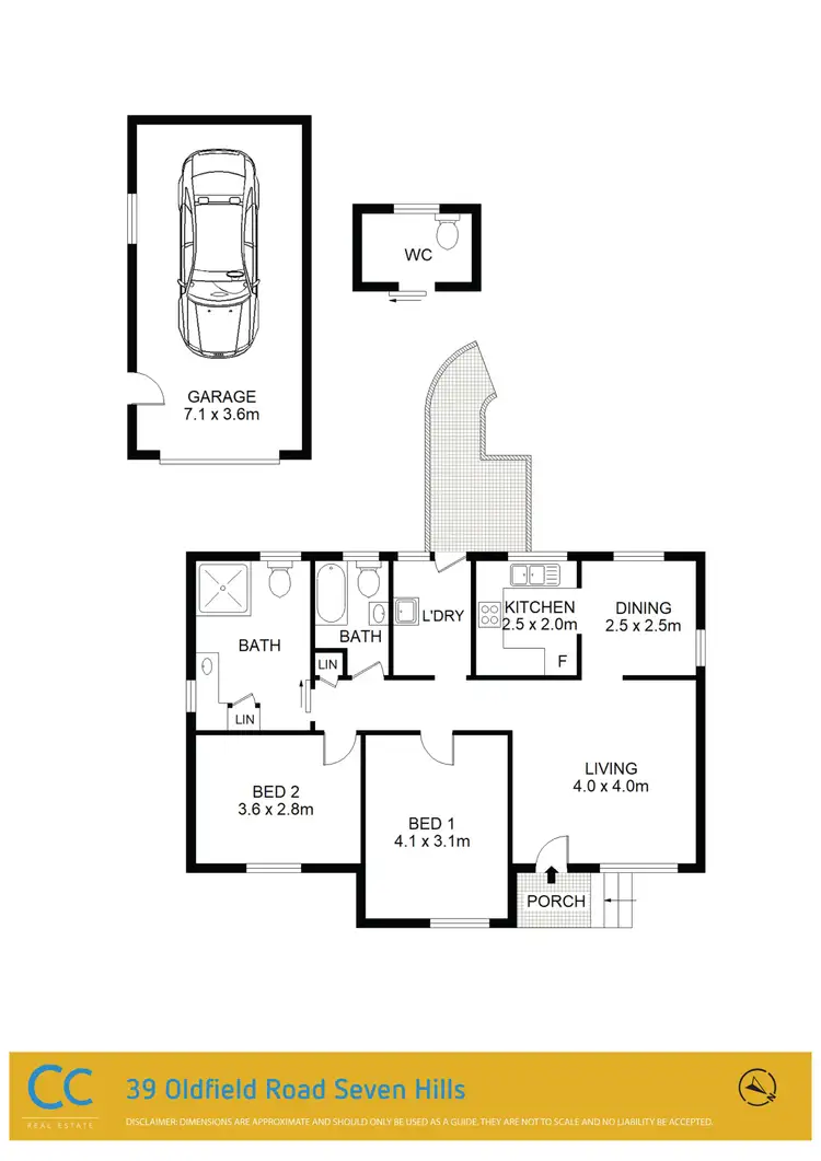 Floorplan of Homely house listing, 39 Oldfield Rd, Seven Hills NSW 2147