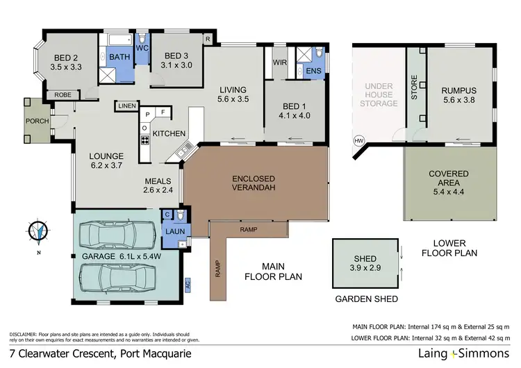 Floorplan of Homely house listing, 7 Clearwater Crescent, Port Macquarie NSW 2444