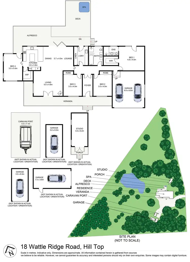 Floorplan of Homely house listing, 18 Wattle Ridge Rd, Hill Top NSW 2575