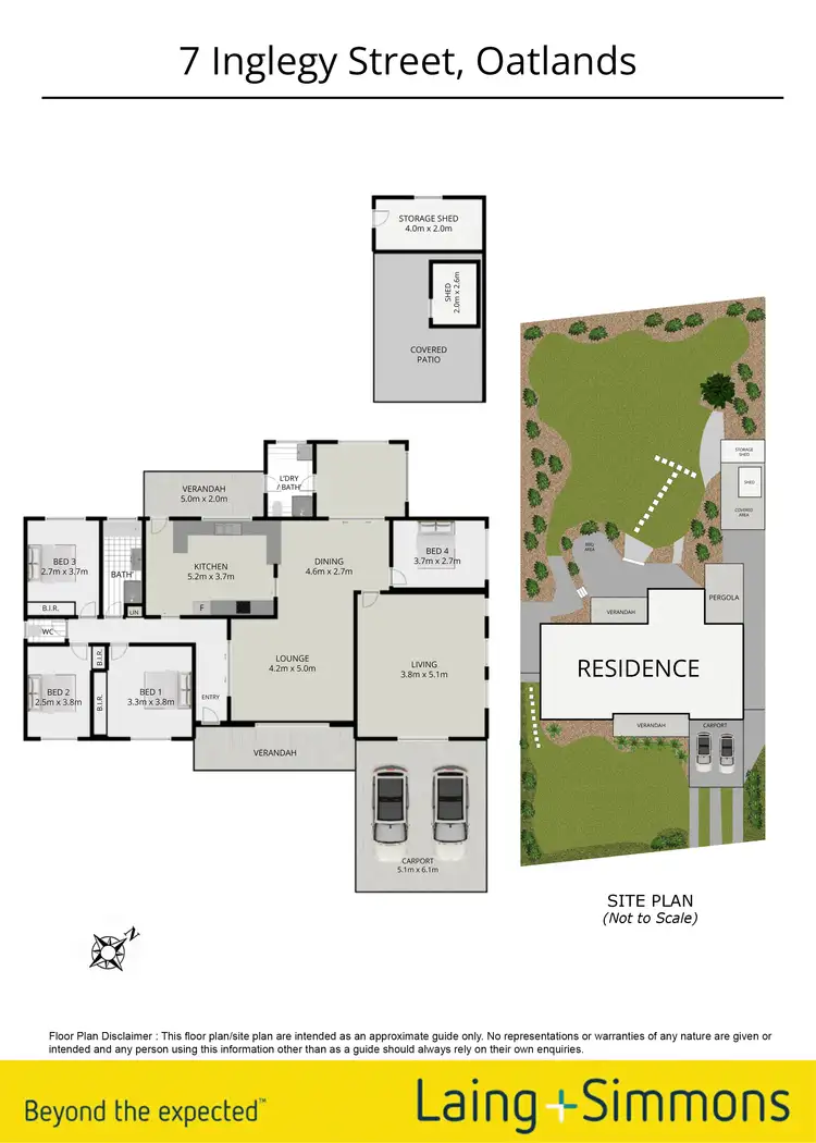 Floorplan of Homely house listing, 7 Ingleby Street, Oatlands NSW 2117