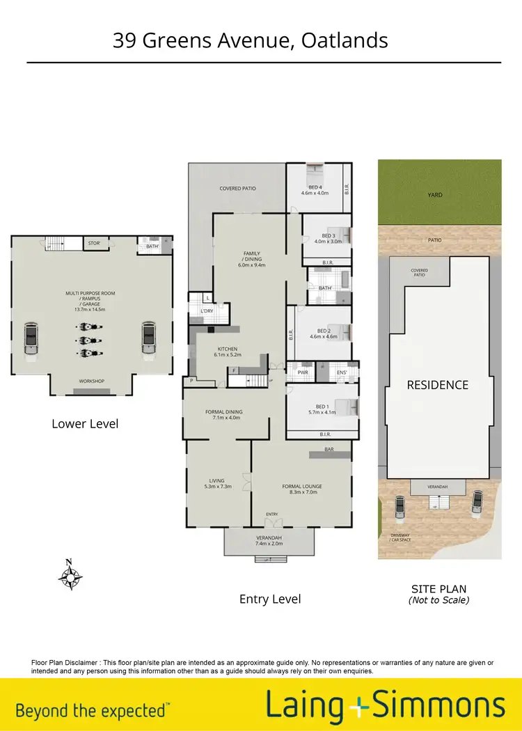 Floorplan of Homely house listing, 39 Greens Avenue, Oatlands NSW 2117