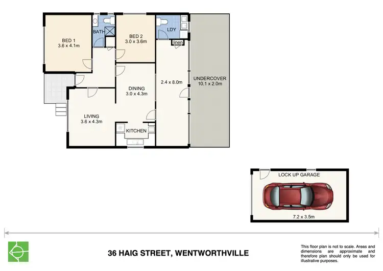 Floorplan of Homely house listing, 36 Haig Street, Wentworthville NSW 2145