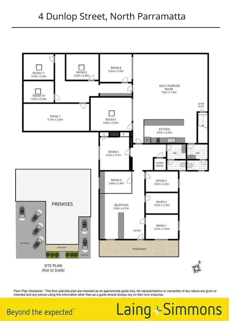 Floorplan of Homely house listing, 4 Dunlop Street, North Parramatta NSW 2151