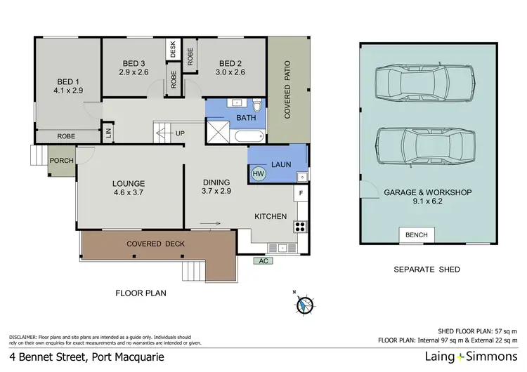 Floorplan of Homely house listing, 4 Bennet Street, Port Macquarie NSW 2444