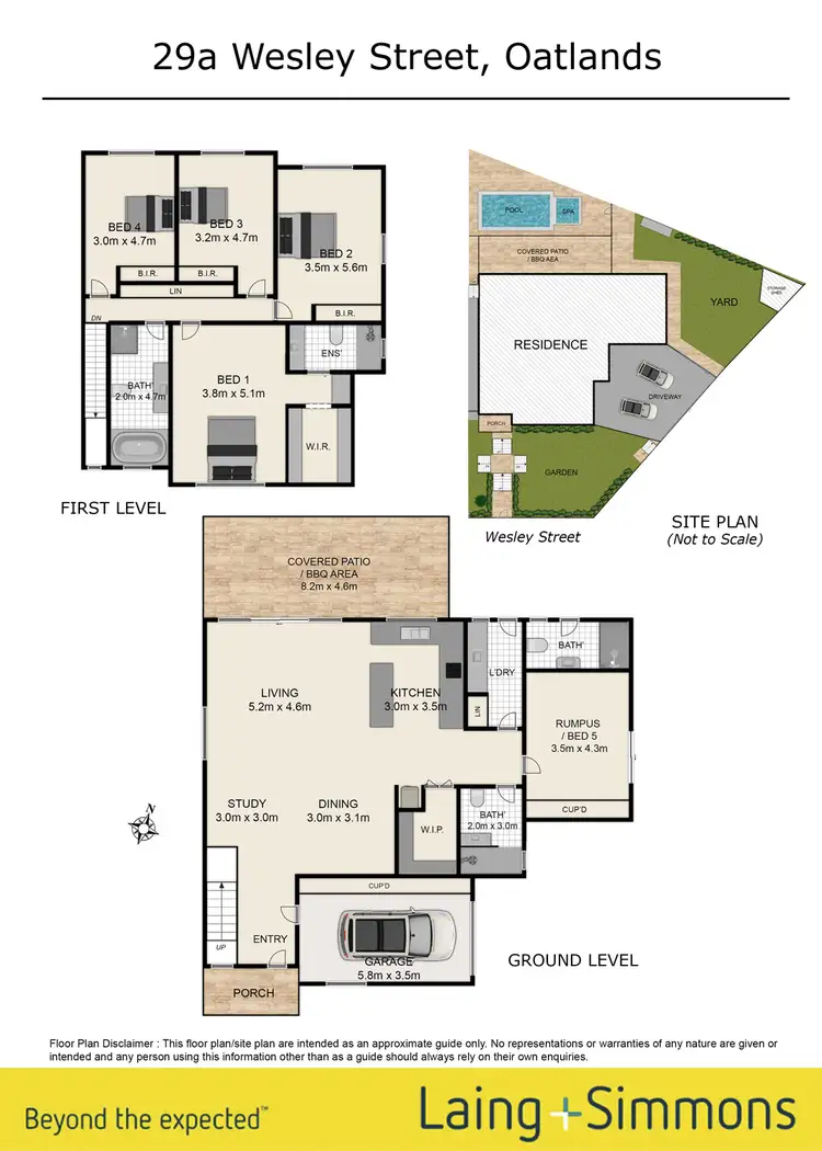 Floorplan of Homely house listing, 29a Wesley Street, Oatlands NSW 2117