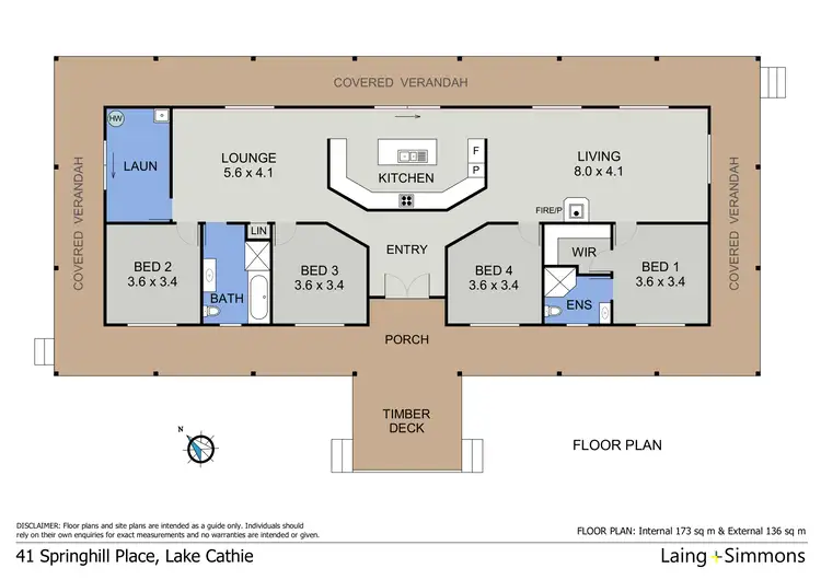 Floorplan of Homely house listing, 41 Springhill Place, Lake Cathie NSW 2445