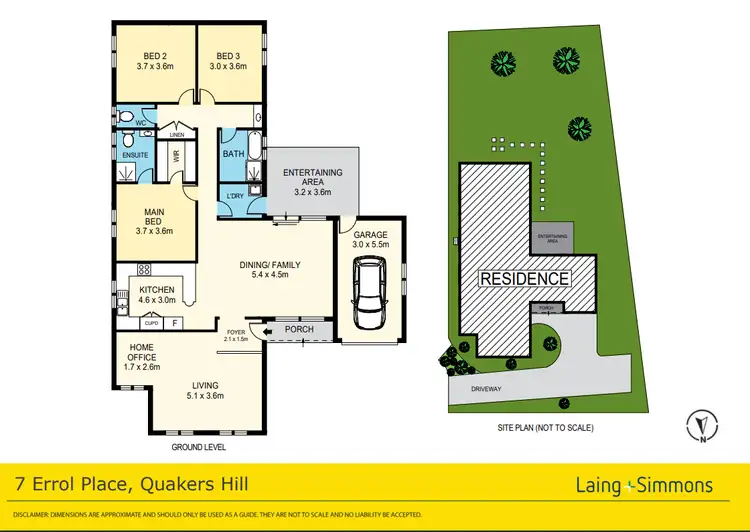 Floorplan of Homely house listing, 7 Errol Place, Quakers Hill NSW 2763