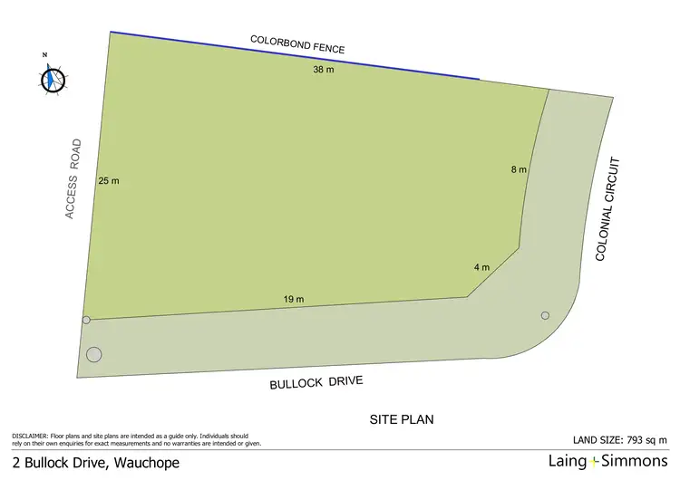 Floorplan of Homely land listing, 2 Bullock Drive, Wauchope NSW 2446