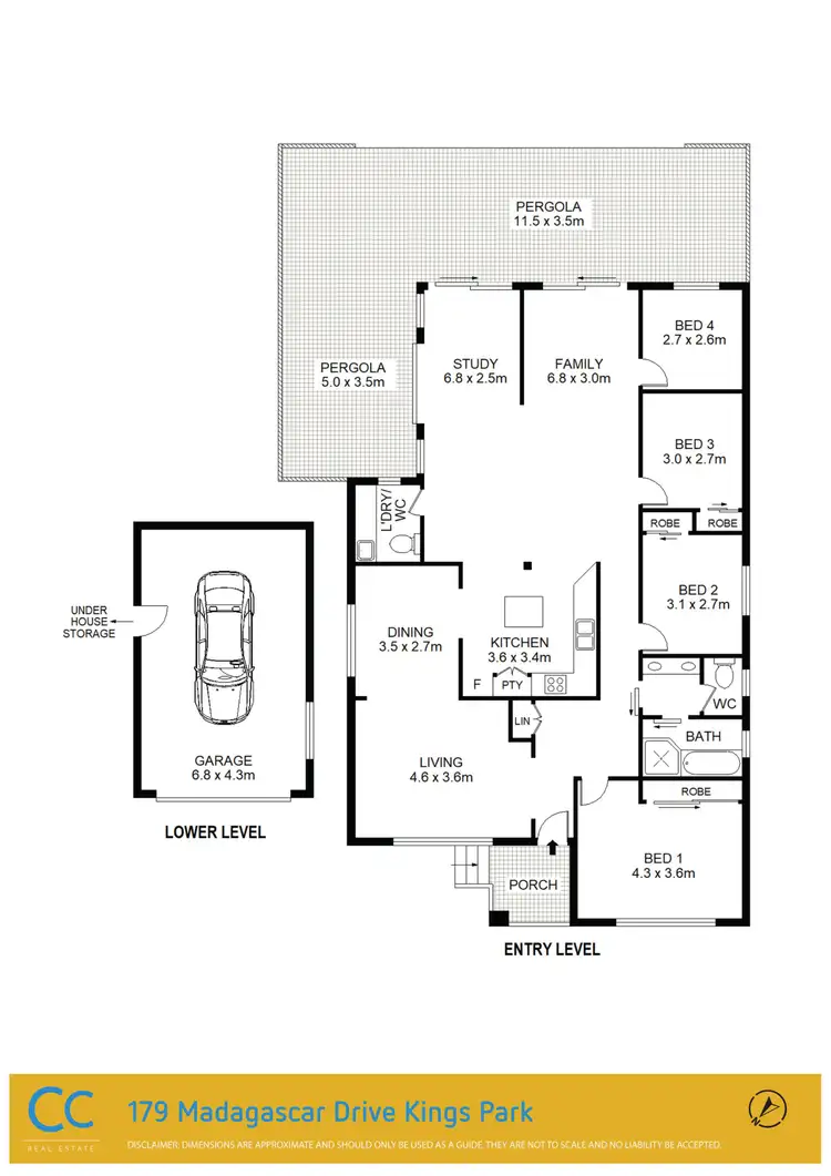 Floorplan of Homely house listing, 179 Madagascar Drive, Kings Park NSW 2148