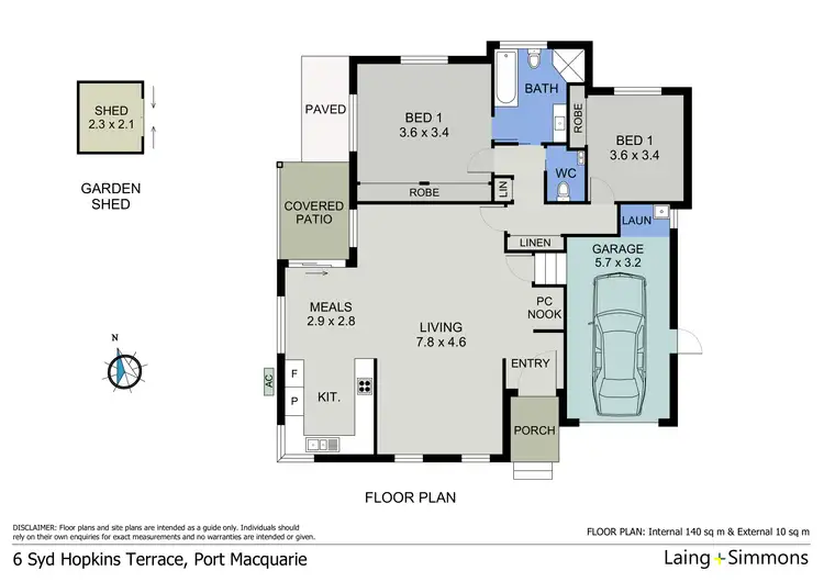 Floorplan of Homely house listing, 6 Syd Hopkins Terrace, Port Macquarie NSW 2444