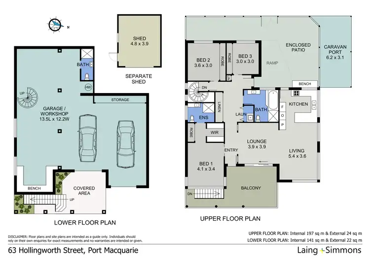 Floorplan of Homely house listing, 63 Hollingworth Street, Port Macquarie NSW 2444
