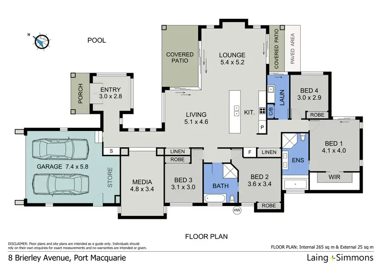 Floorplan of Homely house listing, 8 Brierley Avenue, Port Macquarie NSW 2444