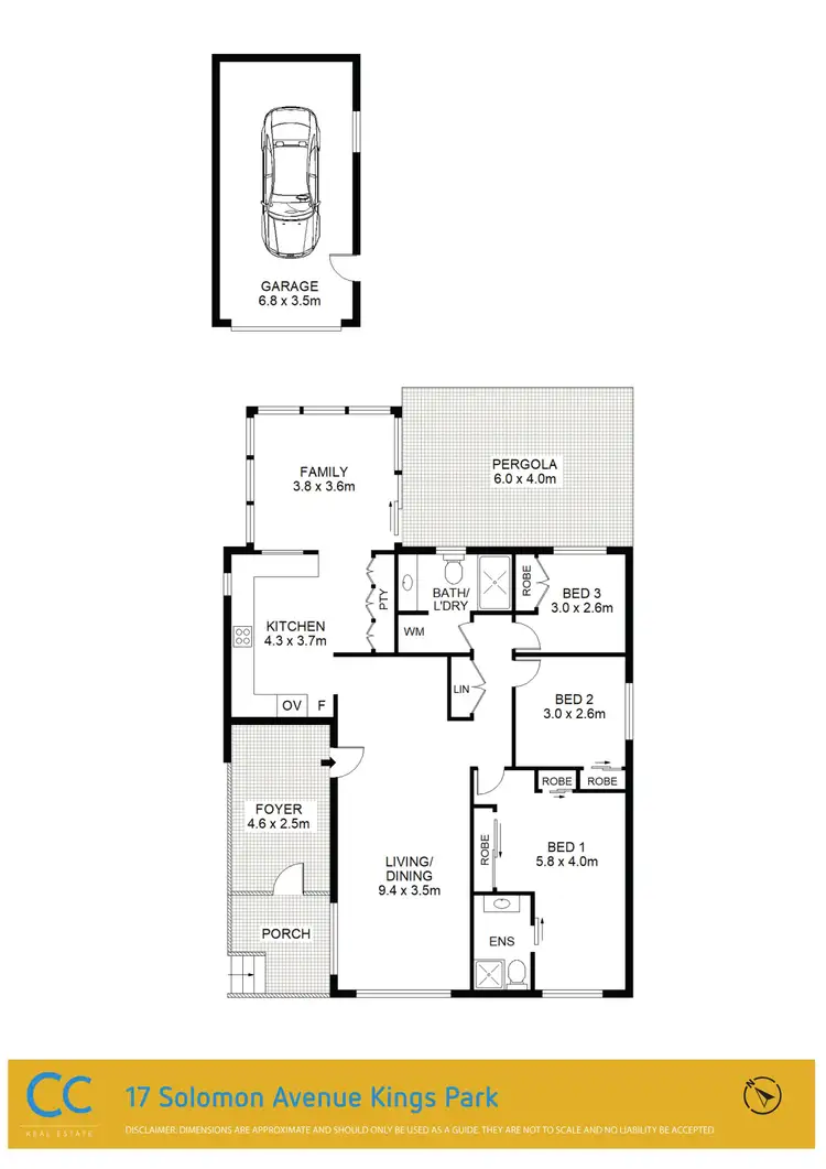 Floorplan of Homely house listing, 17 Solomon Avenue, Kings Park NSW 2148