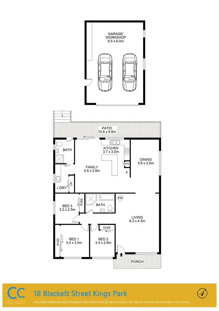 Floorplan of Homely house listing, 18 Blackett Street, Kings Park NSW 2148