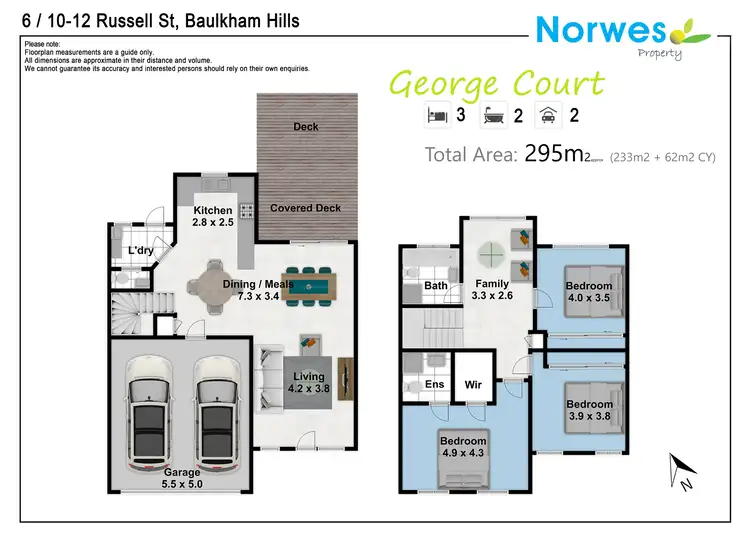 Floorplan of Homely townhouse listing, 6/10-12 Russell Street, Baulkham Hills NSW 2153